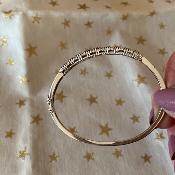 1/3 KT. Black & White Diamonds 7.5” Bracelet in Sterling Silver - Picture 9 of 13